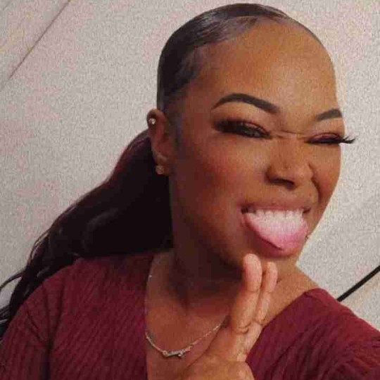 Slick back extended ponytail